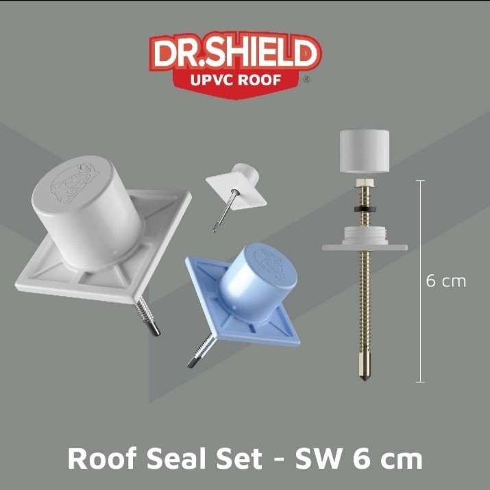 Roof Seal Sekrup Atap UPVC DOUBLE LAYER  DR SHIELD  Terdekat